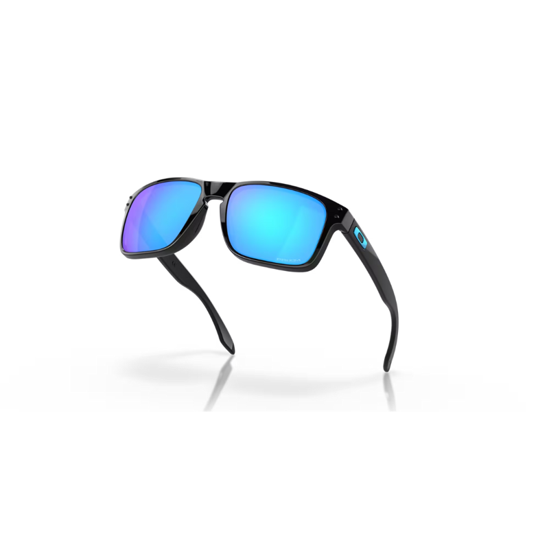 Oakley Holbrook in Polished Black Prizm Sapphire Iridium Lens-3